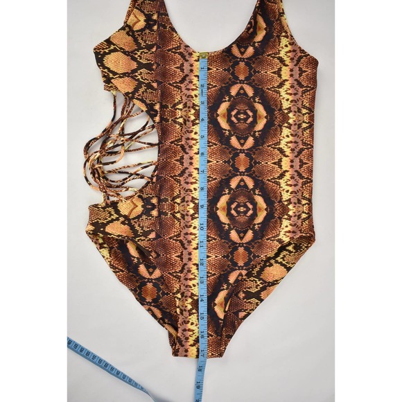 CAMI AND JAX Savannah Swimsuit in Python Print Size S - Picture 4 of 6